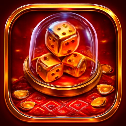 DHKVIP colorful slots reels on smartphone